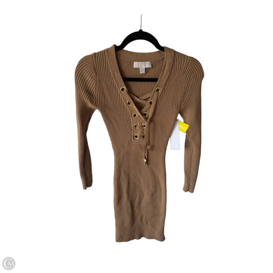Dress Sweater By Michael By Michael Kors In Tan, Size: Xs