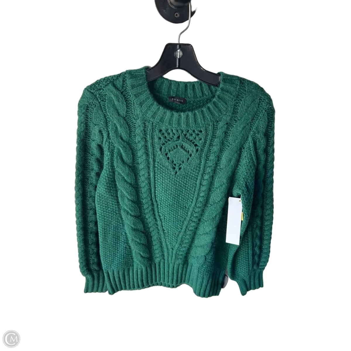 Sweater By Talbots In Green, Size: S