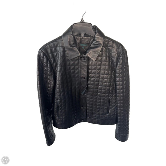 Jacket Leather By Cmc In Black, Size: Xl