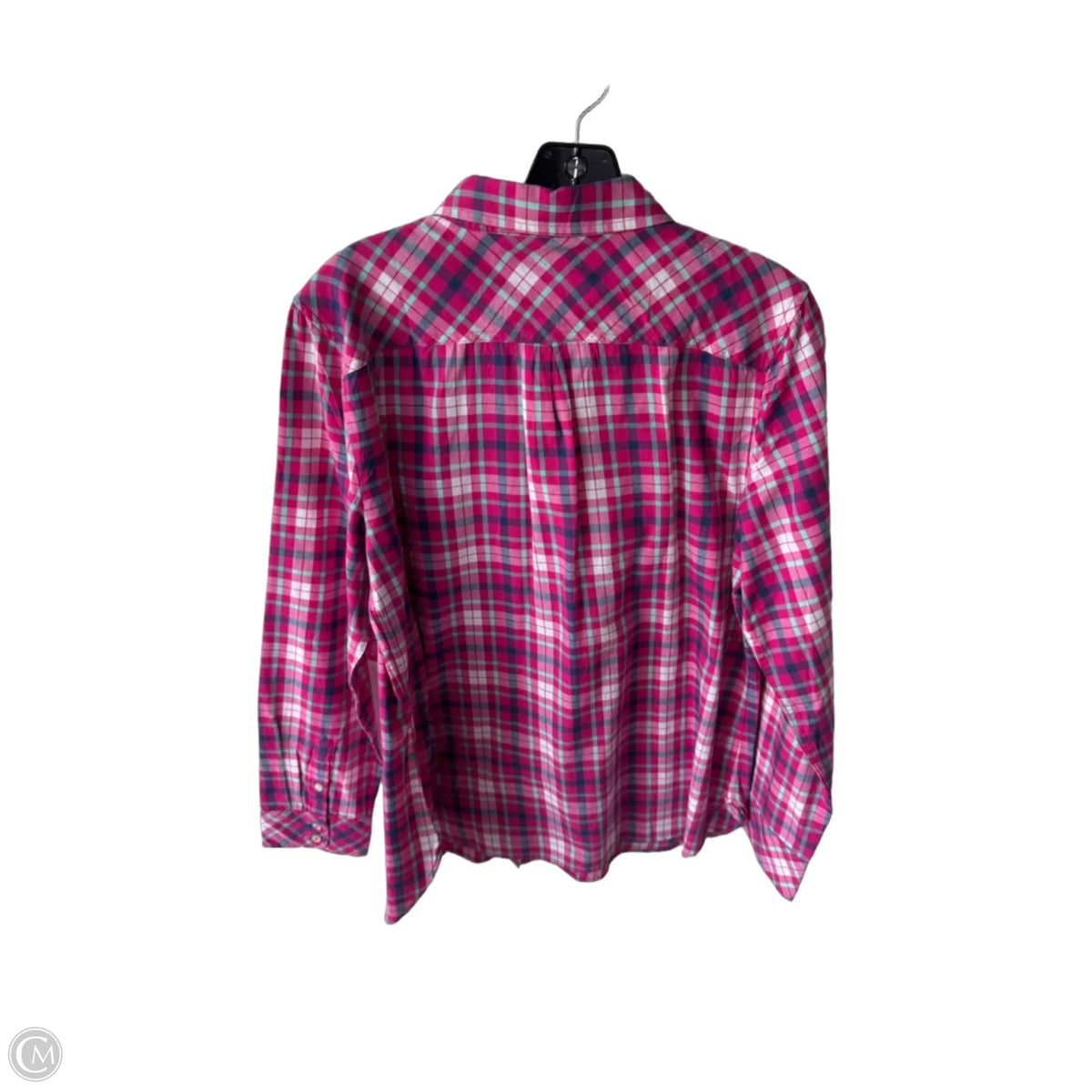 Top Long Sleeve By Talbots In Pink, Size: L