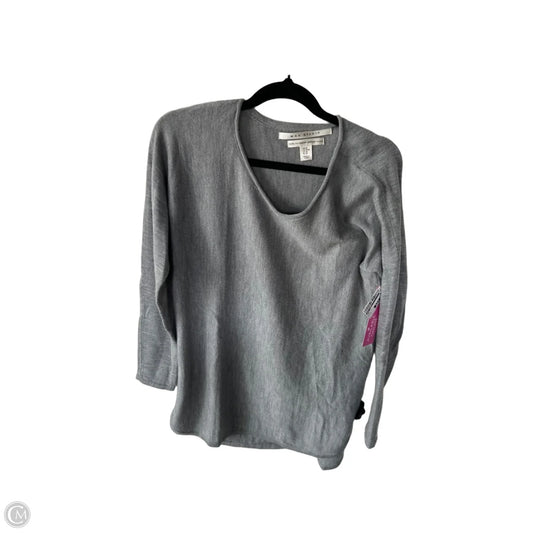 Sweater By Max Studio In Grey, Size: M