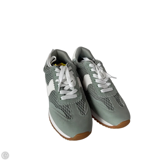 Shoes Sneakers By Project Cloud In Green & White, Size: 8.5
