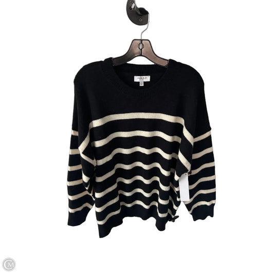 Sweater By Gilli In Black & Cream, Size: L
