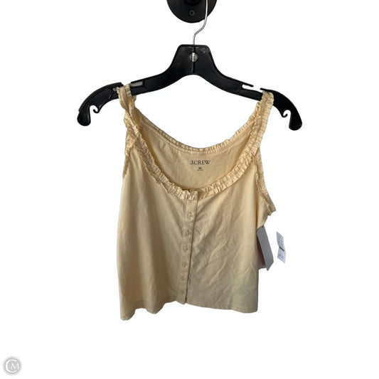 Top Sleeveless Basic By J. Crew In Yellow, Size: Xs