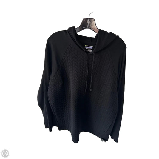 Sweatshirt Hoodie By Tek Gear In Black, Size: 1x