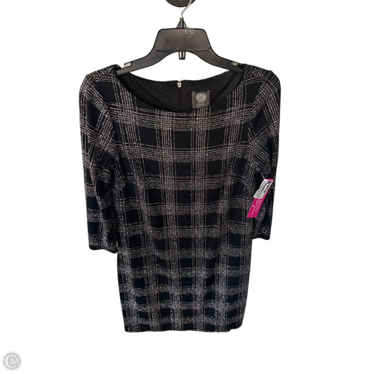 Dress Party Short By Vince Camuto In Black & Silver, Size: M