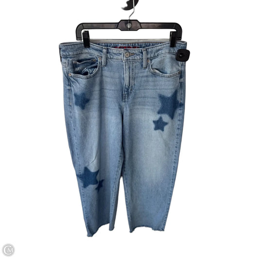 Jeans Straight By Lucky Brand In Blue Denim, Size: 12
