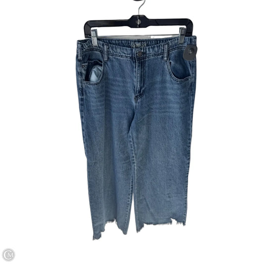 Jeans Wide Leg By Rewash In Blue Denim, Size: 8