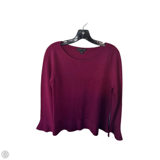 Sweater By Ann Taylor In Purple, Size: M