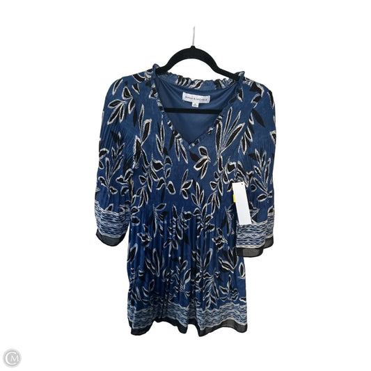 Dress Work By Emma And Michele In Black & Blue, Size: M