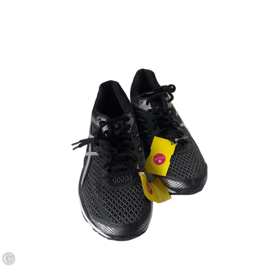 Shoes Athletic By Asics In Black & Grey, Size: 8.5