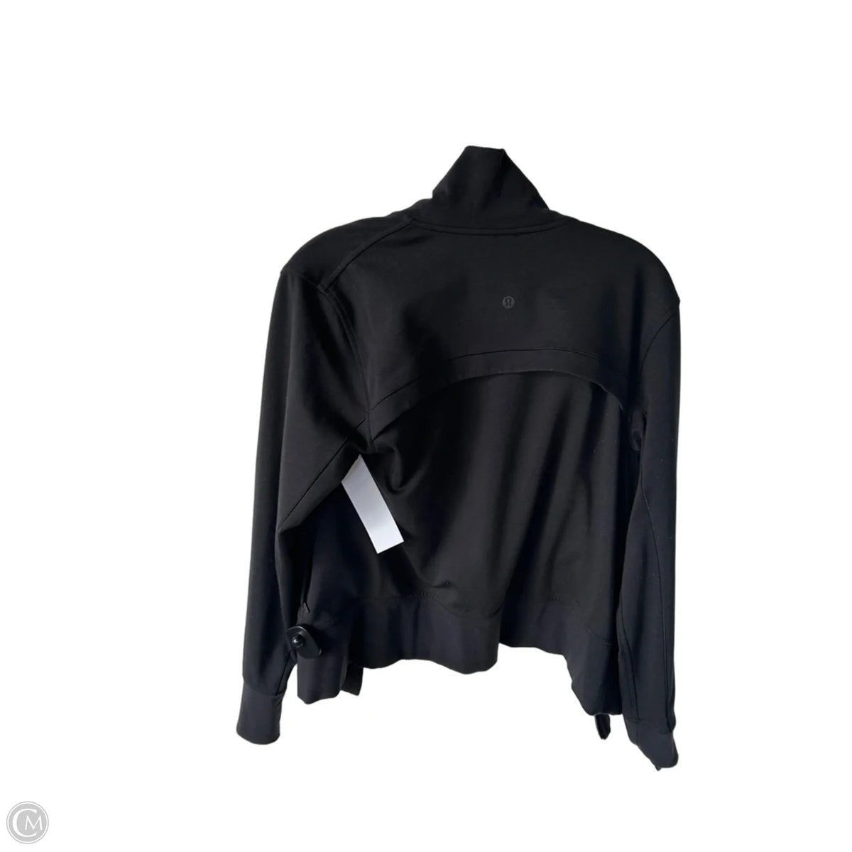 Athletic Jacket By Lululemon In Black, Size: M