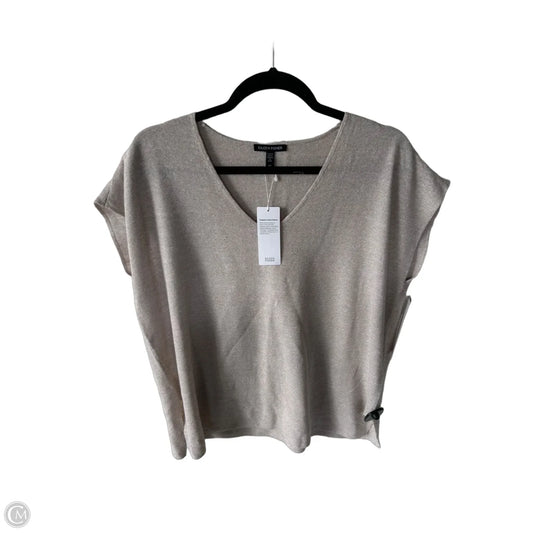 Vest Sweater By Eileen Fisher In Beige, Size: S