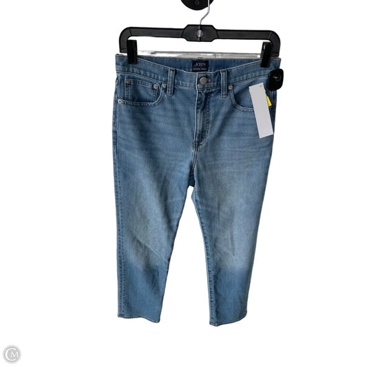 Jeans Straight By J. Crew In Blue Denim, Size: 4
