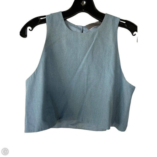 Top Sleeveless By Mare Mare In Blue, Size: Xs