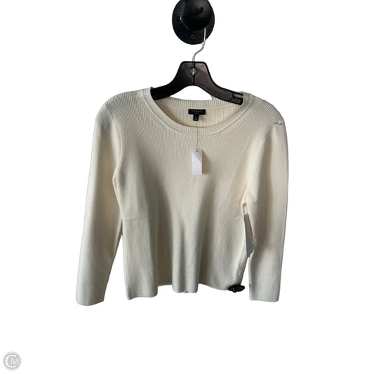 Sweater By Talbots In Cream, Size: Lp
