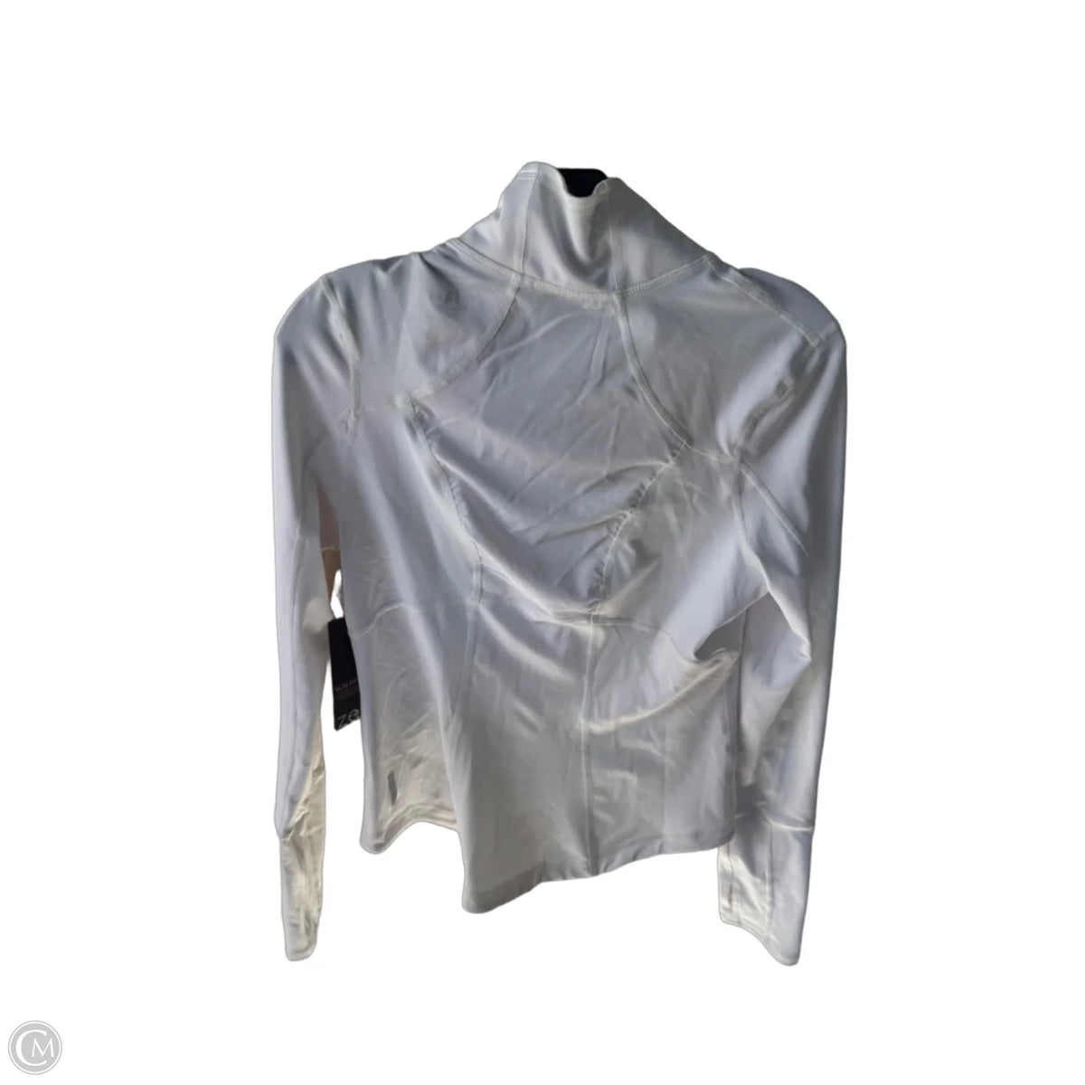 Athletic Jacket By Zella In White, Size: M