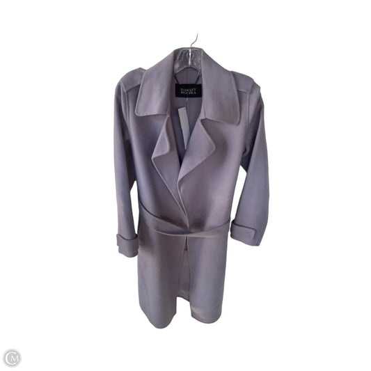Coat Wool By Badgley Mischka In Purple, Size: S