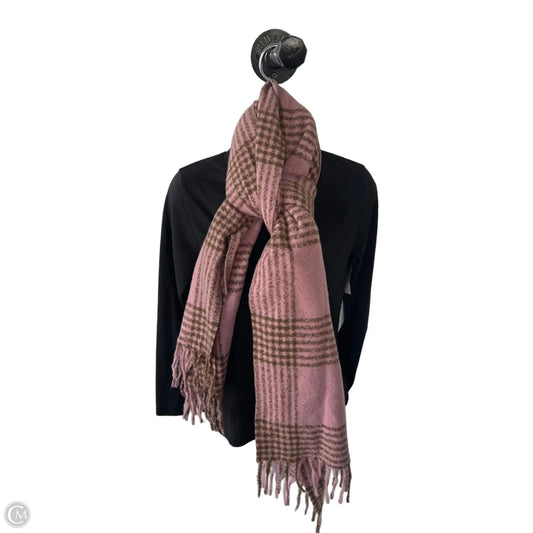 Scarf Winter By Clothes Mentor In Brown & Pink