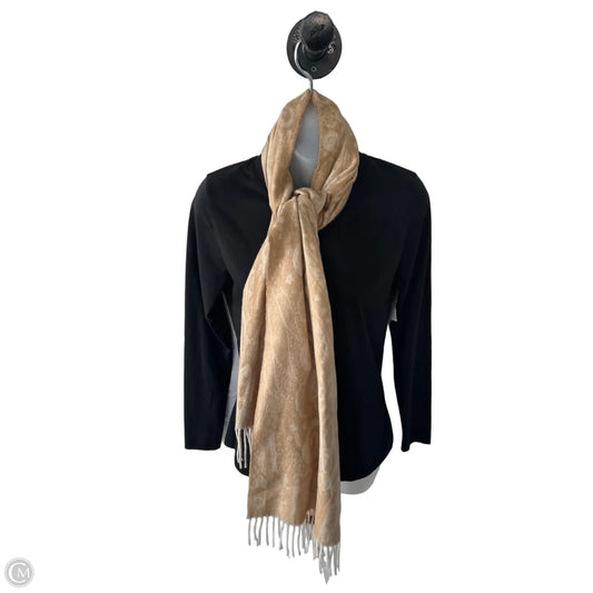 Scarf Winter By Clothes Mentor In Tan