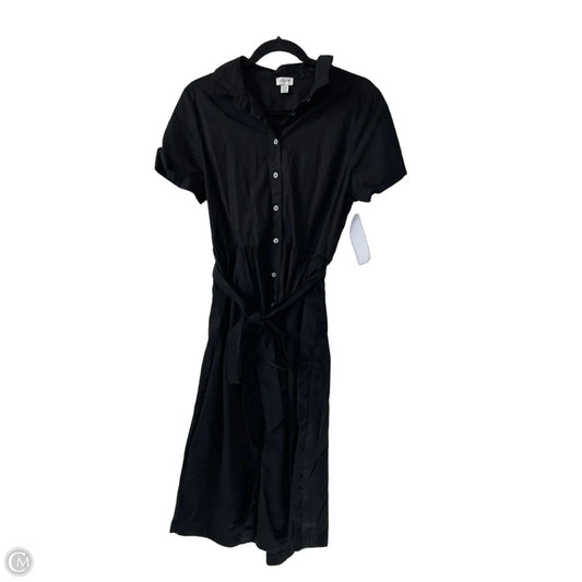 Dress Casual Midi By J. Crew In Black, Size: M