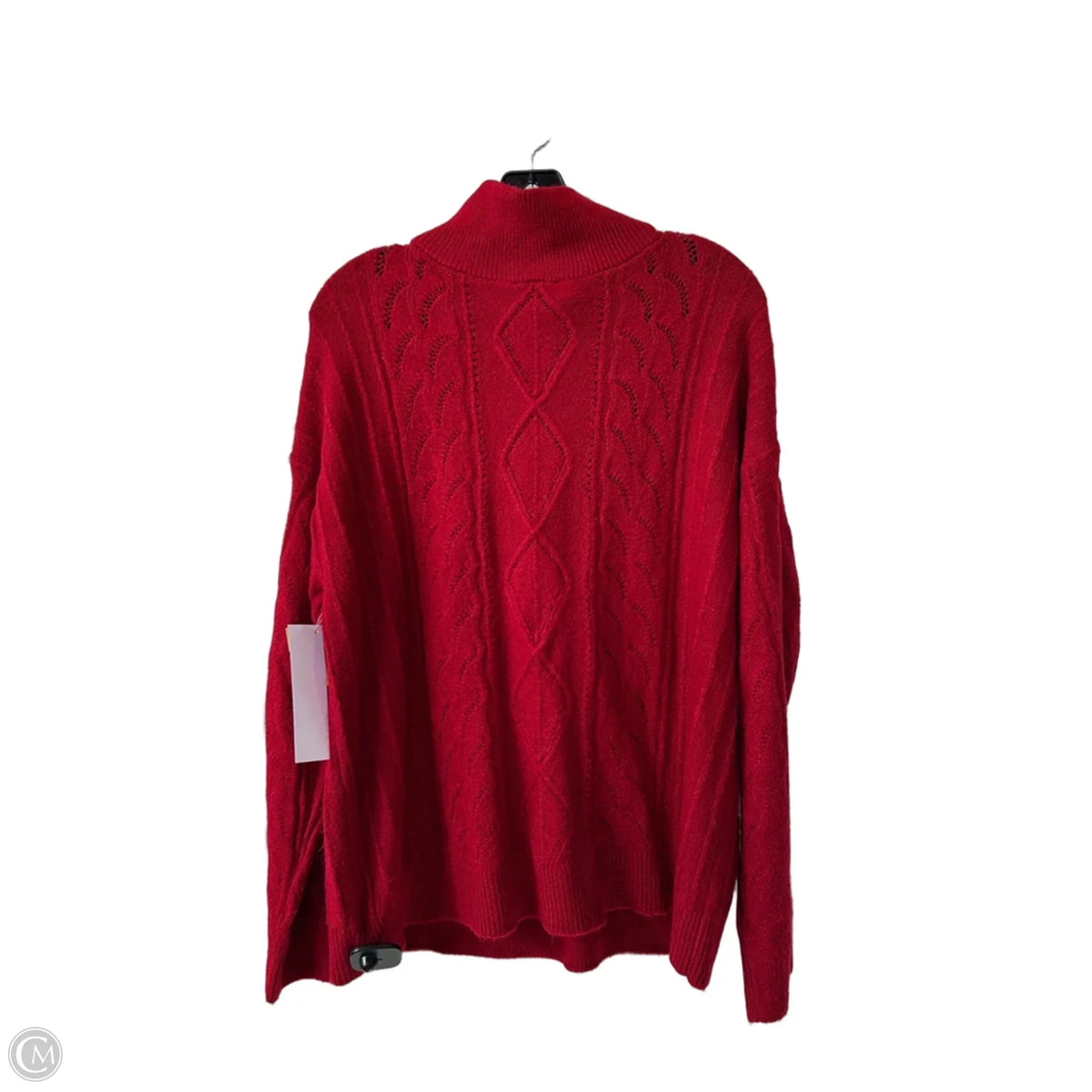 Sweater By Talbots In Red, Size: L