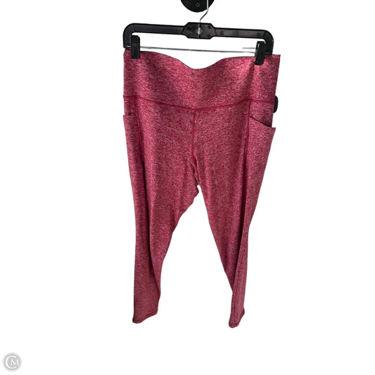 Athletic Leggings By Athleta In Red, Size: 16