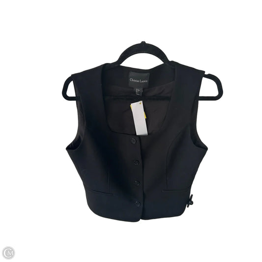Vest Designer By Christian Lacroix In Black, Size: S