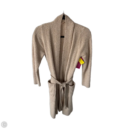 Sweater Cardigan By Soft Surroundings In Tan, Size: Xs