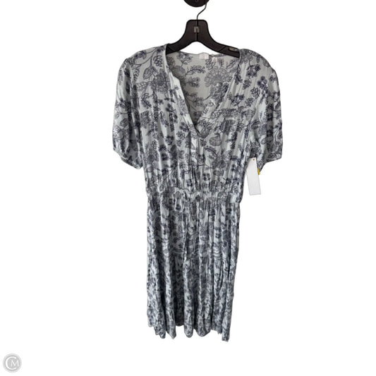Dress Casual Midi By Gap In Blue, Size: S