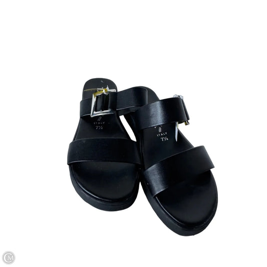 Sandals Flats By Toscanella In Black, Size: 7.5