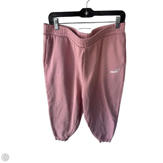 Athletic Pants By Puma In Pink, Size: 16