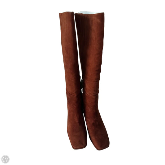 Boots Knee Heels By Sam Edelman In Brown, Size: 10