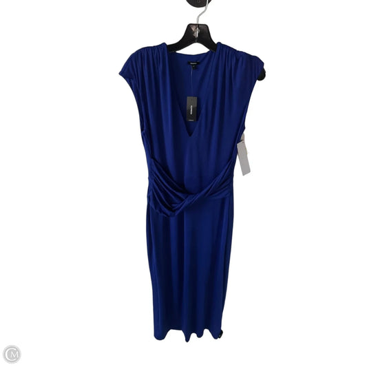 Dress Party Long By Express In Blue, Size: L