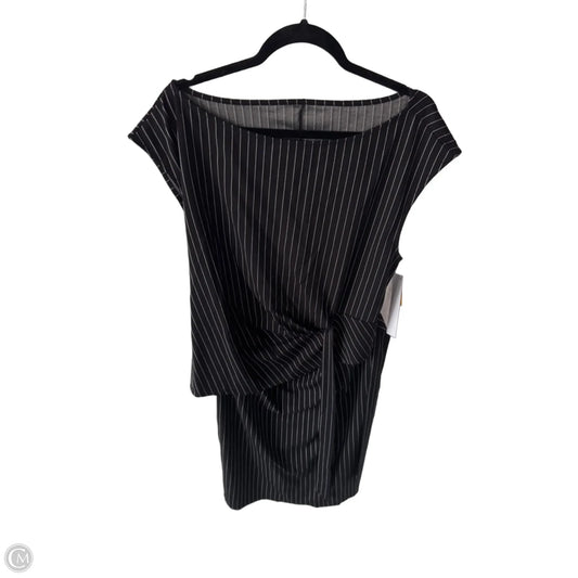 Dress Casual Midi By Halara In Black & White, Size: L