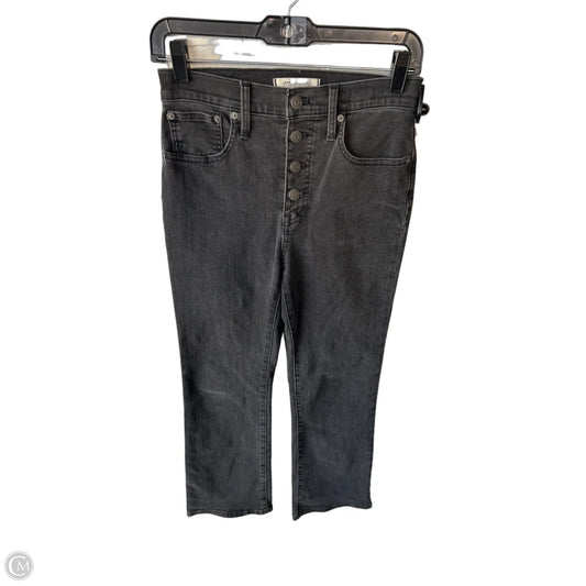 Jeans Boot Cut By Madewell In Black Denim, Size: 2