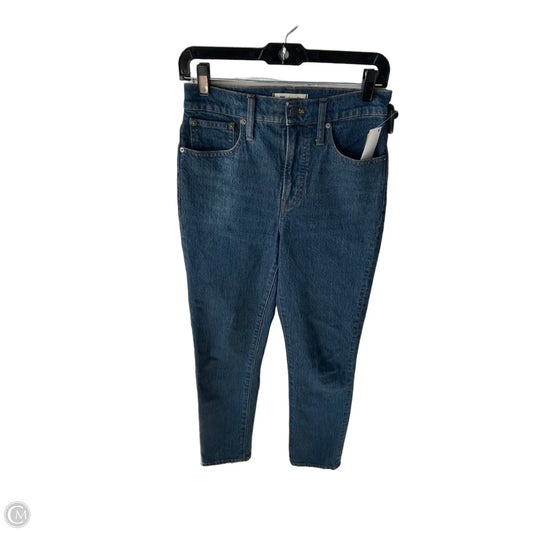 Jeans Straight By Madewell In Blue Denim, Size: 2
