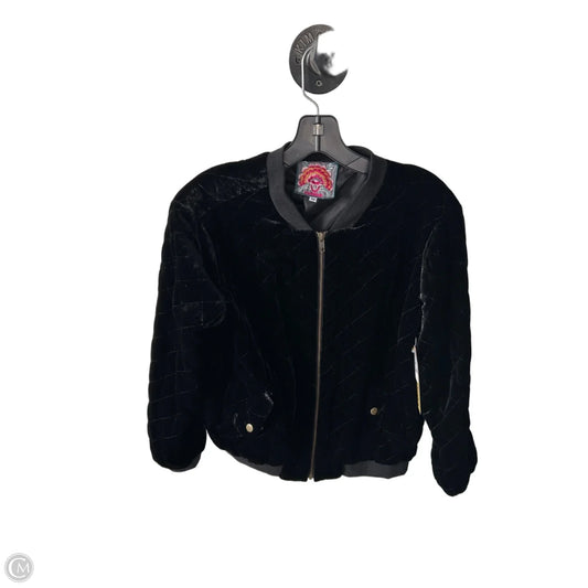 Jacket Designer By Johnny Was In Black, Size: M