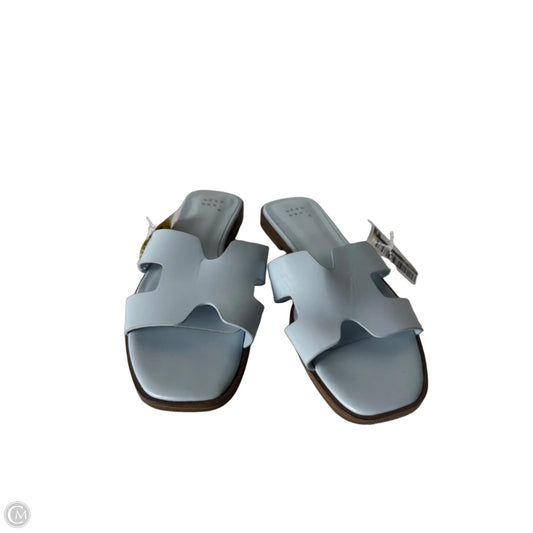 Sandals Flats By A New Day In Blue, Size: 6