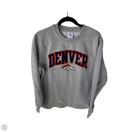 Sweatshirt Crewneck By Nfl In Grey, Size: M