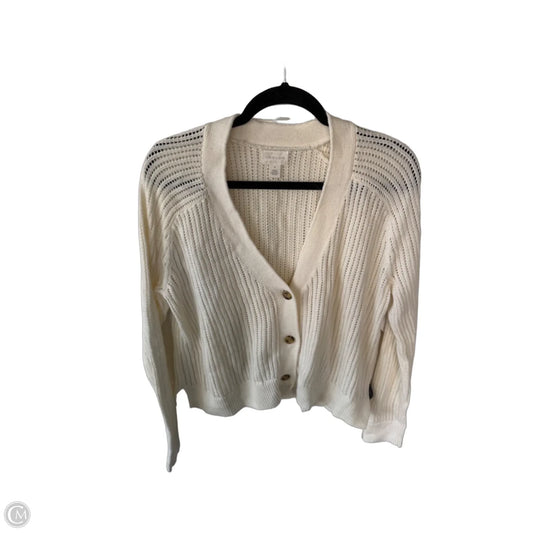 Sweater Cardigan By Caslon In Cream, Size: M