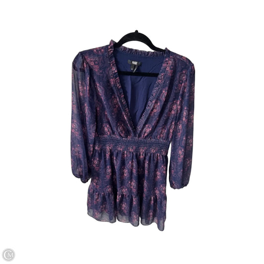 Dress Casual Short By Paige In Blue & Pink, Size: M