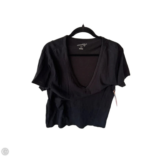 Top Short Sleeve Basic By Universal Thread In Black, Size: L