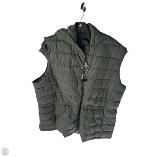 Vest Puffer & Quilted By Cmc In Green, Size: 2x