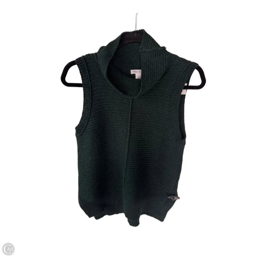 Vest Sweater By Tribal In Green, Size: S