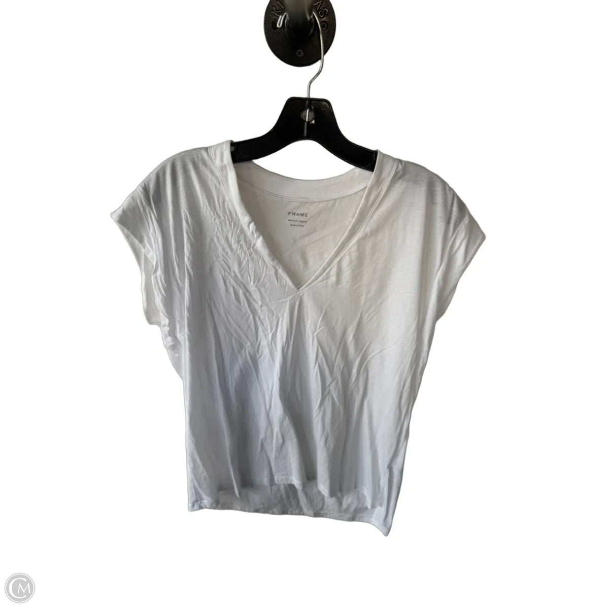 Top Sleeveless By Frame In White, Size: M