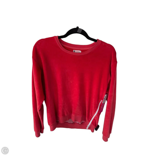Top Long Sleeve By Sundry In Red & White, Size: Xs