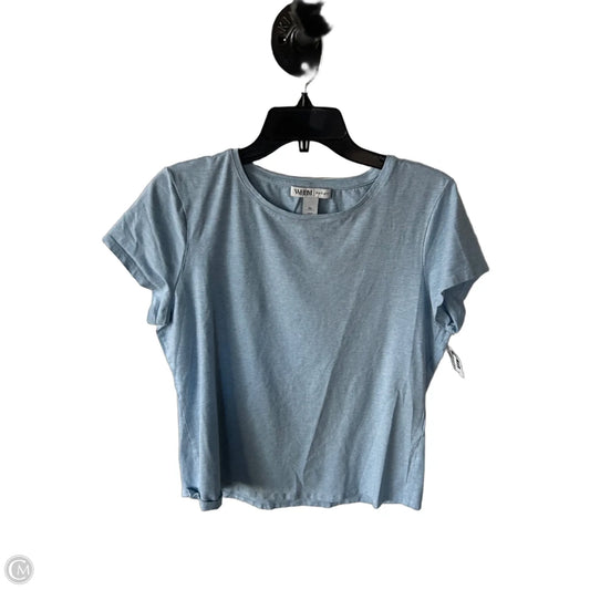 Top Short Sleeve Basic By White House Black Market In Blue, Size: Xl