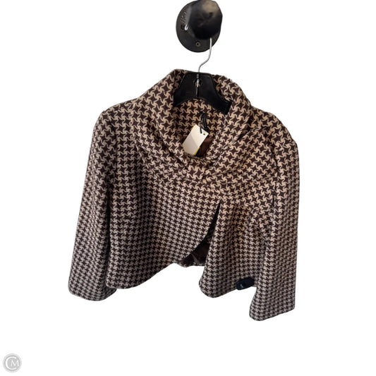 Blazer By Lapis In Brown & Cream, Size: M