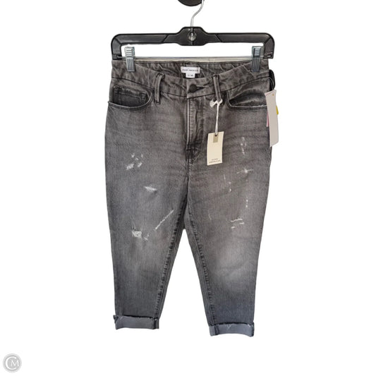 Jeans Straight By Good American In Grey Denim, Size: 0